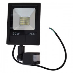 LED FLOODLIGHT 20W 220V WITH SENSOR