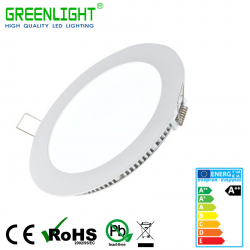 Led Round Panel 12W 85-265Vac White
