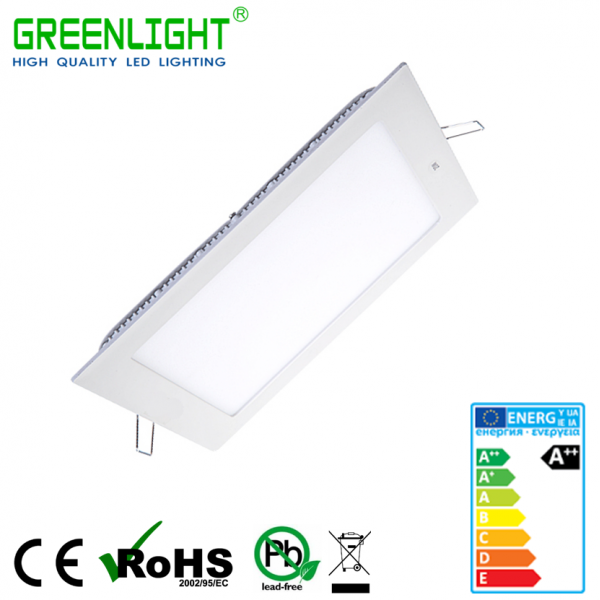 Led Square Panel 24W 85-265Vac White