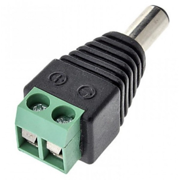 CONNECTOR -LED STRIP DC MALE