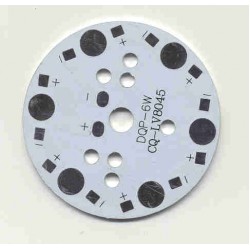 Bulb PCB 6x1W Aluminium